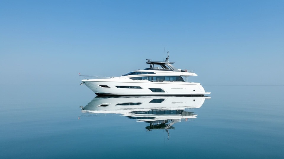 Vista esterna dello yacht di lusso Pearl Lightning 78 ft