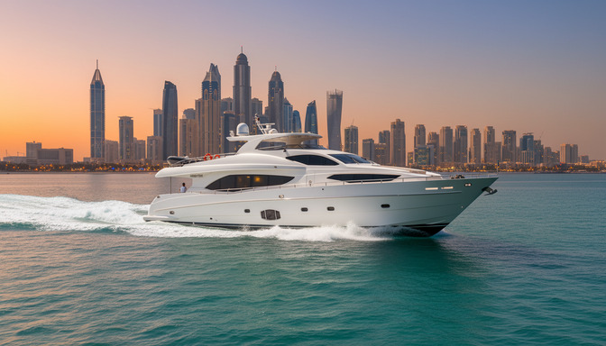 Diamond Wind 101 ft luxury yacht at Dubai Marina