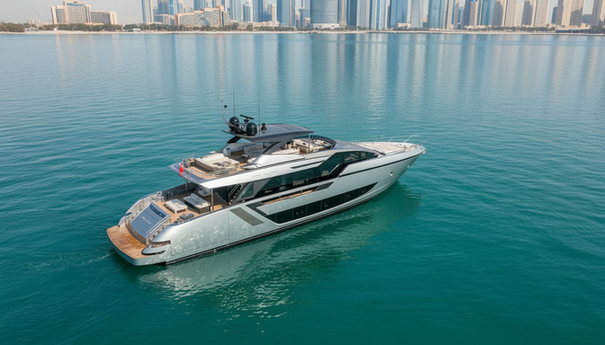 Vista aerea del Dream Wind 82 ft a Dubai Marina
